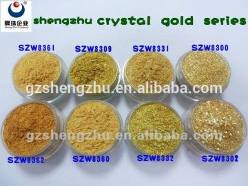 Inorganic mica gold luster pearl pigment powder