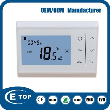 Programmable digital thermostat for boiler heating