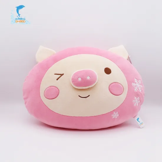 Wholesale cute plush toy custom super soft pink pig stuffed toy