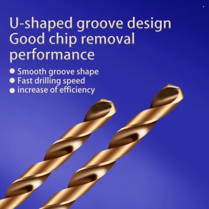 TG HSS M35 5% Cobalt Carbide Drill Bit Stainless Steel Mold Steel Straight Shank Twist Drill Bits Lengthened