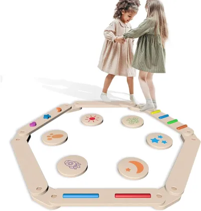 Wooden Balance Beam: Kids Toy for Climbing and Balance Training