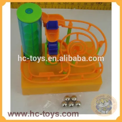 Self Assembly Marble Run, Plastic Ball Run Toys, Contruction Marble Run,