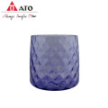 ATO Home decor purple vase embossed vase