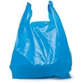 Blue Grocery Thick Resealable Plastic Custom Shipping Packaging Bags