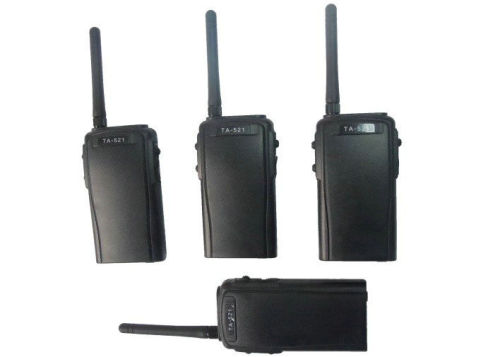 Waterproof Headset Handheld Two Way Radios / Wireless Walkie Talkie For Group