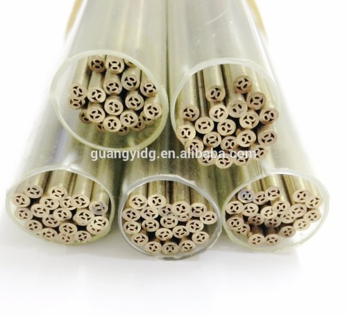 100 Piece) Perforated Brass Electrode Tube, 0.7mm outer diameter, 400mm long seamless round tube Can be used in industry