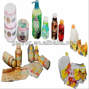 PVC shrinking labels for bottle