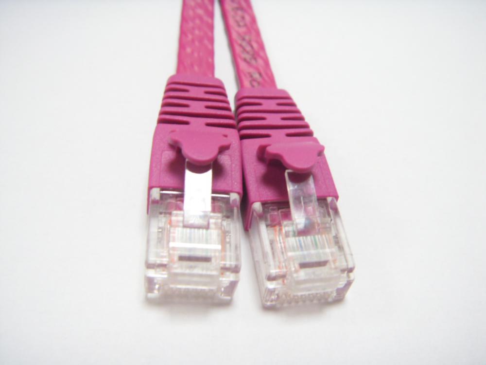 القط 6 كابل RJ45-RJ45 مسطح