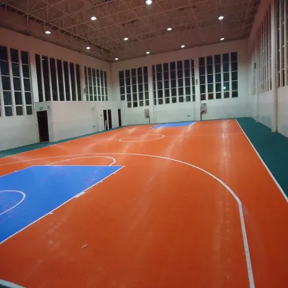 8.0 PVC Sports Floor Crystal Stone Patten