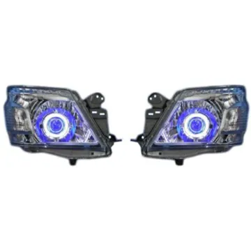 Newest spare auto parts blue lens Angel eyes headlight for Japanese Nissan Caravan Urvan E26 NV350