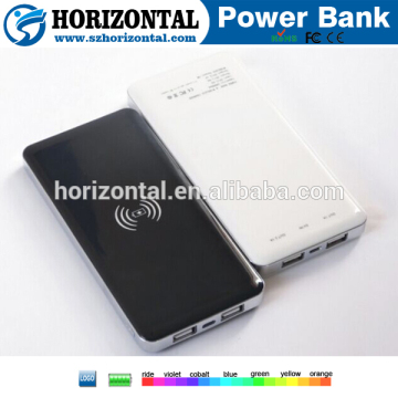 Customized OEM mobile wireless charger power bank 8000mAh for smartphone