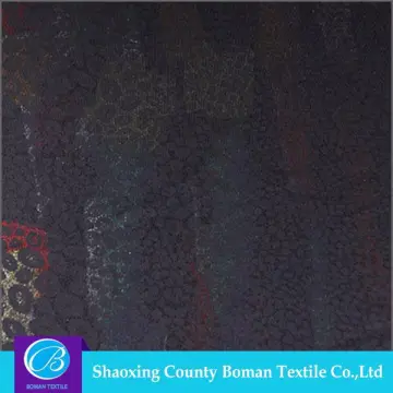 Cheap fabric supplier New style Beautiful Spandex chemical foiled fabric