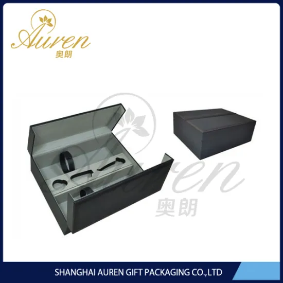 Easy ter-off handmade cardboard wine box