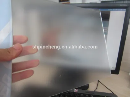Frost solid polycarbonate sheets