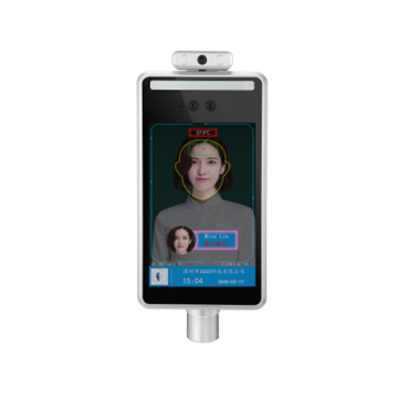 Smart IR Temperature & Facial Recognition Camera Terminal for Time Attendance and Access Control