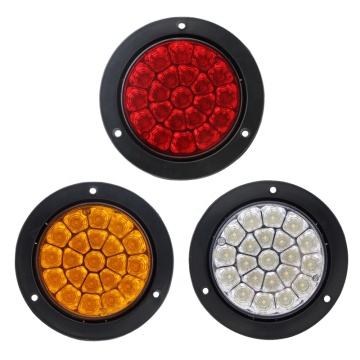 4 Inch Plastic Housing LED Tail Turn Brake Reverse Light for Trucks and Buses