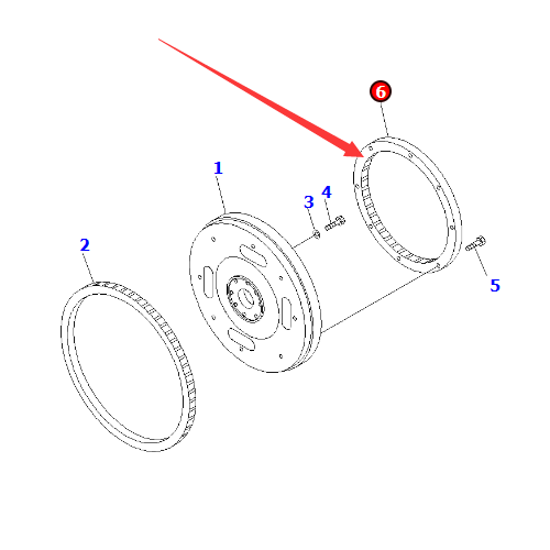 Adapter SA6D114 6735-31-4170