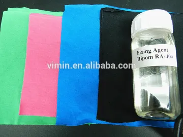 formaldehyde free color fixing agent for reactive dyes and direct dyes