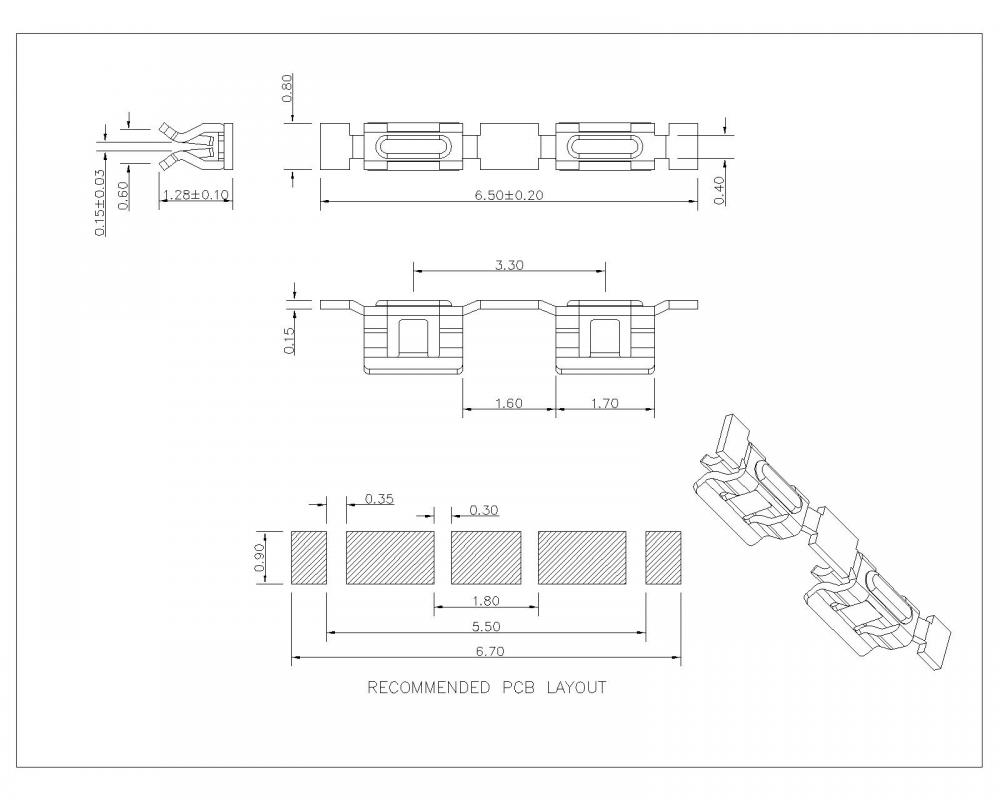 SF-065-XX-11 สปริงนิ้ว L 6.5 มม.