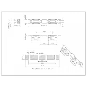 SF-065-XX-11 สปริงนิ้ว L 6.5 มม.