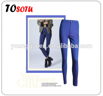 AZ04 Spring stretch slim candy colored skinny price of denim jeans women