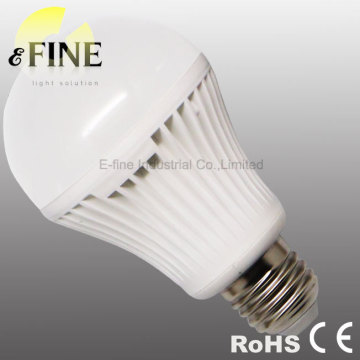 Plastic A70 12W E27 led bulb lighting
