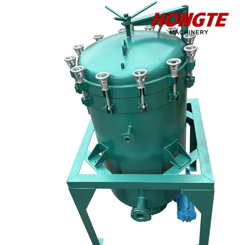 Vertical Leaf Oil Filter Machine for Cooking Oil Filtration and Liquid Separation