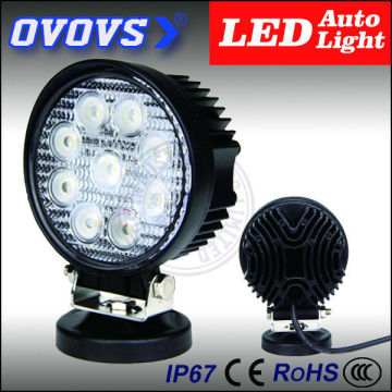 OVOVS round led licht driving light 27w luz led para autos