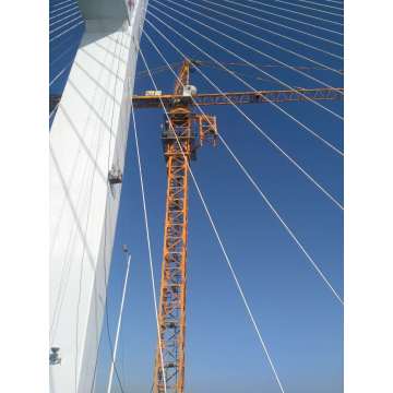 Max.70m radius 12t loading hot selling Tower Crane