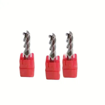 3F Carbide Flat End Mills Square End Mill Cutter for Aluminum (55HRC/Colorful)