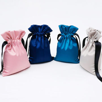 Satin -Aufbewahrungstaschen - Kosmetik, Haare, Schmuckbeutel und Geschenktüten