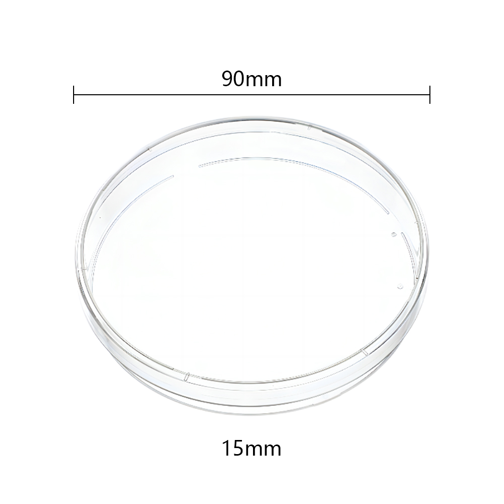 自動化されたペトリ皿、90x15 mm、EO滅菌