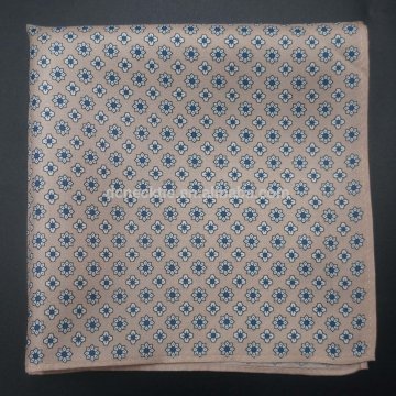 printed pocket squares for men silk fabric