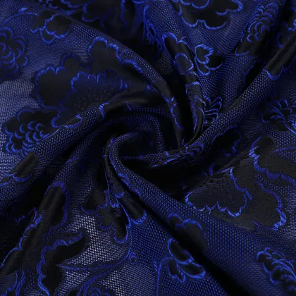 New Flower Rose Silk Fabric Silk Mulberry Silk high-grade Fabric Silk Satin 70-door clothing cheongsam silk