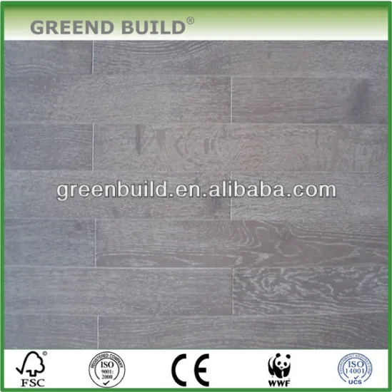 Anti scraped Ash White Wash Engineered Wood Flooring