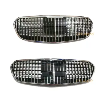 ABS Maybach Style Front Bumper Grille with ACC for Mercedes-Benz S CLASS W223 2020-2022