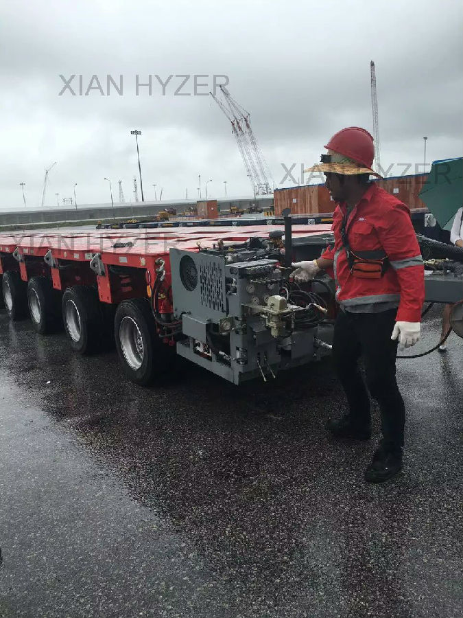 12-Axle Lines Hydraulic Modular Trailer