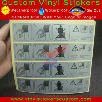 silver adhesive sticker decals