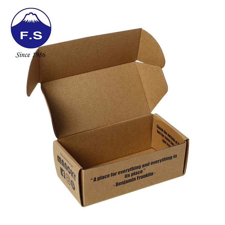 Black Color Printing Wholesale Cardboard Brown Shirt Boxes