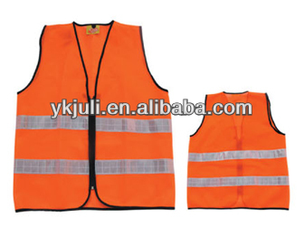 High quality wholesale el safety vest, fashion visiblity reflective vest