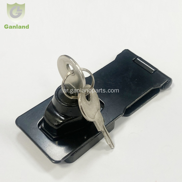 GL-12155 أسود HASP DOOR LATCH LOTCH FOR TRACK TOULBOX Cabinet Stres