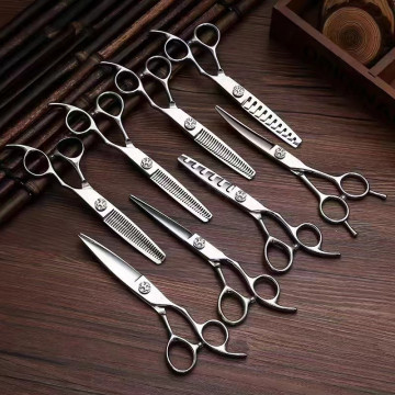 Professional 6'' Stainless Steel Barber Scissors & Thinning Shears Kit for Salon Use