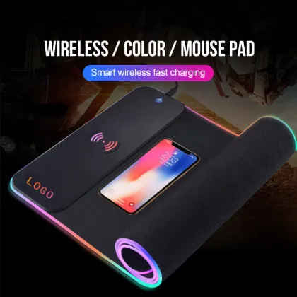 2024 Anime Wireless Charging RGB Gaming Mouse Pad