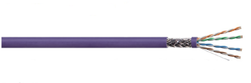 SF/UTP double fully shielded CAT5e Twisted Pair Installation Cable ROHS conform 4 pairs twisted bare copper cat5 cable