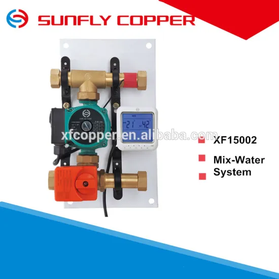 underfloor heating medium temostate pump Mix water system
