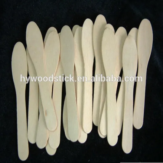2016 Summer Grade A Disposable Healthy Wooden Ice Cream Spoon For Children