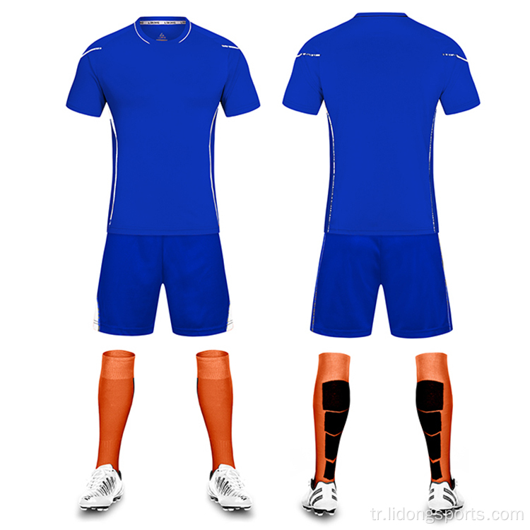 Çocuk Futbol Takımı Erkek Giymek Boş Futbol Forması