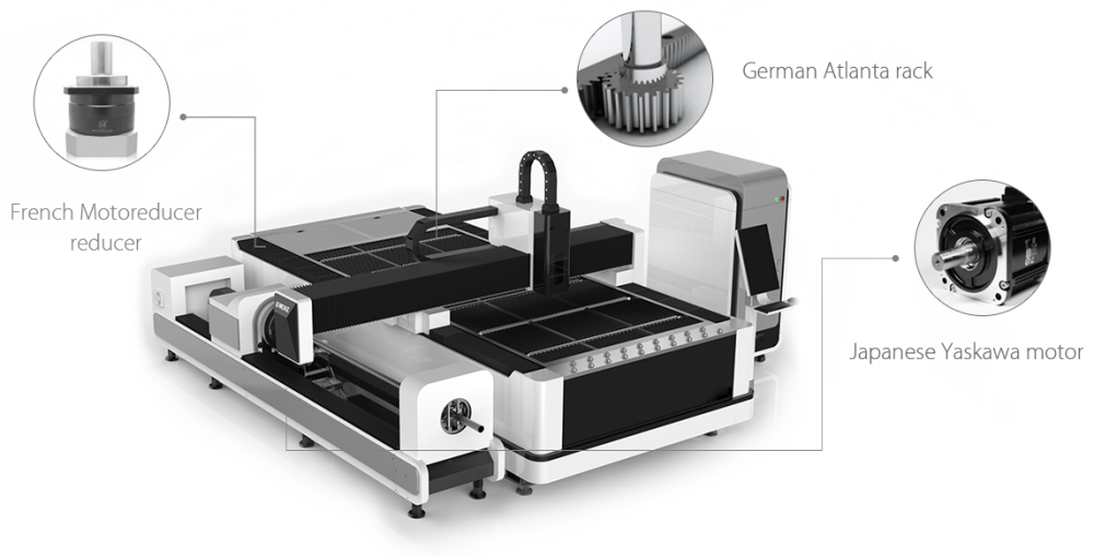 Máquina de corte a laser de alta precisão