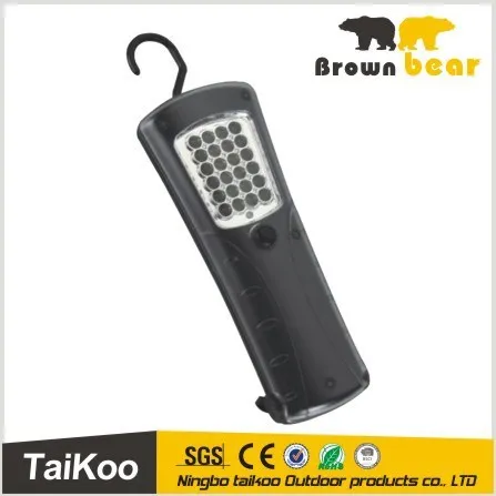 24led rechargeable battery powered led work light waterproof