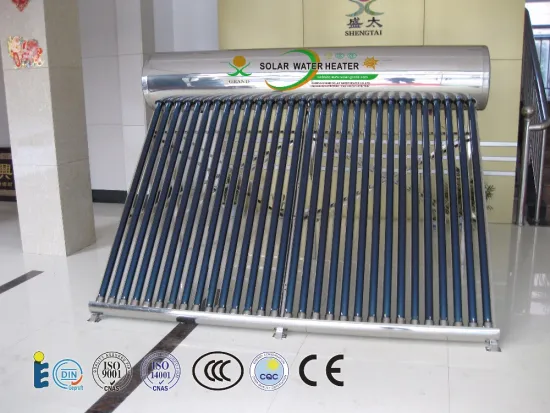 6 years guarantee non-pressurized solar heater